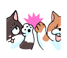 white socks the cat sticker #5432627