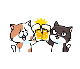 white socks the cat sticker #5432633