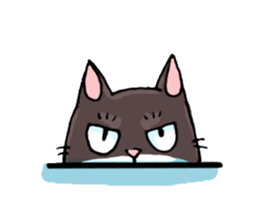 white socks the cat sticker #5432643