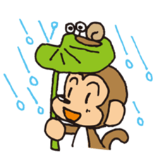 johnny & monk2 sticker #5432950