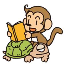 johnny & monk2 sticker #5432961