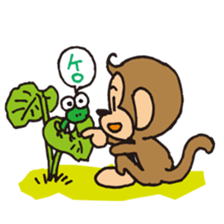 johnny & monk2 sticker #5432971