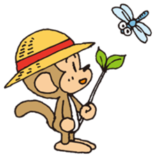 johnny & monk2 sticker #5432973