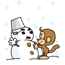 johnny & monk2 sticker #5432975