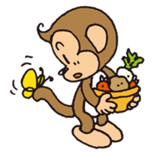 johnny & monk2 sticker #5432978