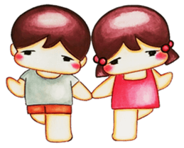 The Lovely couple sticker #5433020