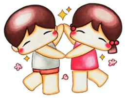 The Lovely couple sticker #5433021