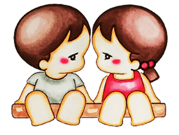 The Lovely couple sticker #5433022