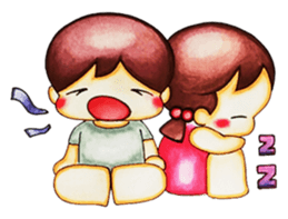 The Lovely couple sticker #5433023