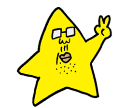 Man of the star sticker #5433460