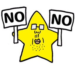 Man of the star sticker #5433473