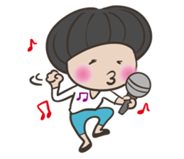 Onion head miss TAMAKO sticker #5433850