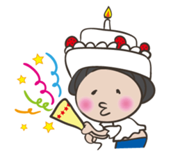 Onion head miss TAMAKO sticker #5433859