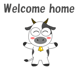 Conversation with cow English sticker #5433951