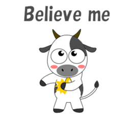 Conversation with cow English sticker #5433961
