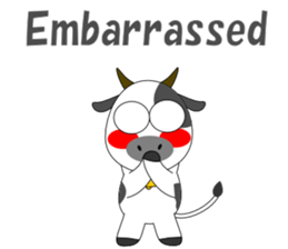 Conversation with cow English sticker #5433971