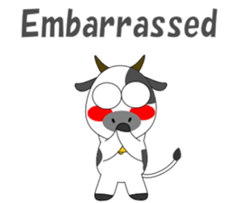 Conversation with cow English sticker #5433971