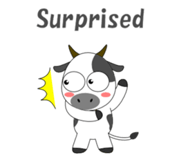 Conversation with cow English sticker #5433972