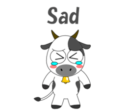 Conversation with cow English sticker #5433975