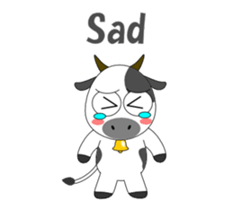 Conversation with cow English sticker #5433975
