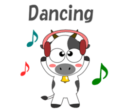 Conversation with cow English sticker #5433976