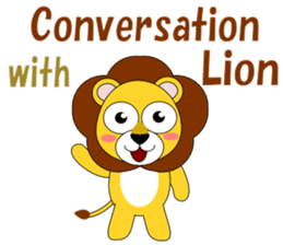 Conversation with Lion English sticker #5434100