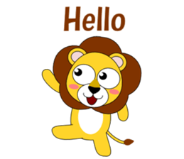 Conversation with Lion English sticker #5434102