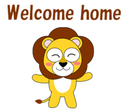 Conversation with Lion English sticker #5434106