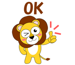 Conversation with Lion English sticker #5434112