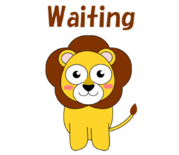 Conversation with Lion English sticker #5434124