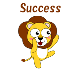 Conversation with Lion English sticker #5434128