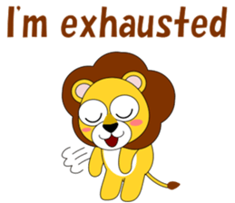 Conversation with Lion English sticker #5434129