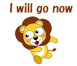 Conversation with Lion English sticker #5434134