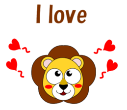Conversation with Lion English sticker #5434138