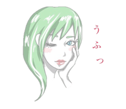 Modest lady sticker #5434294