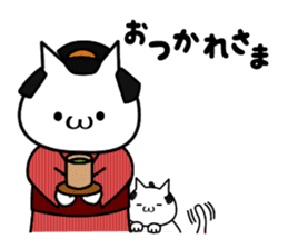 Cat-Samurai sticker #5434326