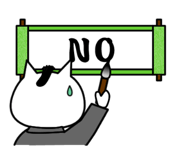 Cat-Samurai sticker #5434330