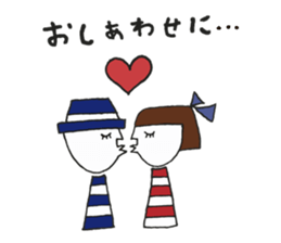 Birds and girls sticker #5434362