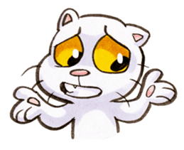 Day in the life of Yappy Cat sticker #5434649