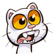 Day in the life of Yappy Cat sticker #5434651