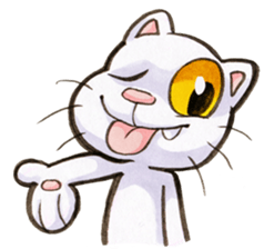 Day in the life of Yappy Cat sticker #5434656