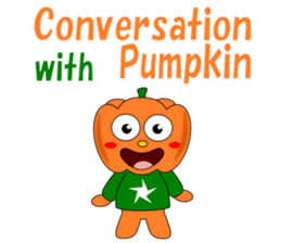 Conversation with pumpkin English sticker #5434740