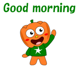 Conversation with pumpkin English sticker #5434741