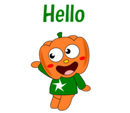 Conversation with pumpkin English sticker #5434742