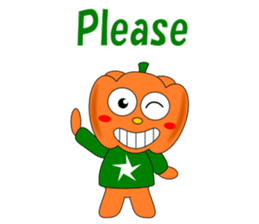 Conversation with pumpkin English sticker #5434743