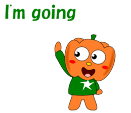 Conversation with pumpkin English sticker #5434746