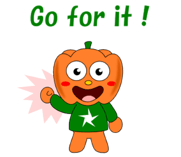 Conversation with pumpkin English sticker #5434748