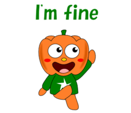 Conversation with pumpkin English sticker #5434750