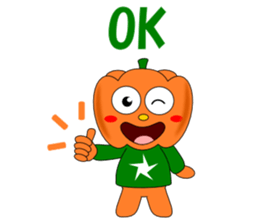 Conversation with pumpkin English sticker #5434752