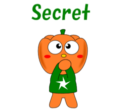 Conversation with pumpkin English sticker #5434756